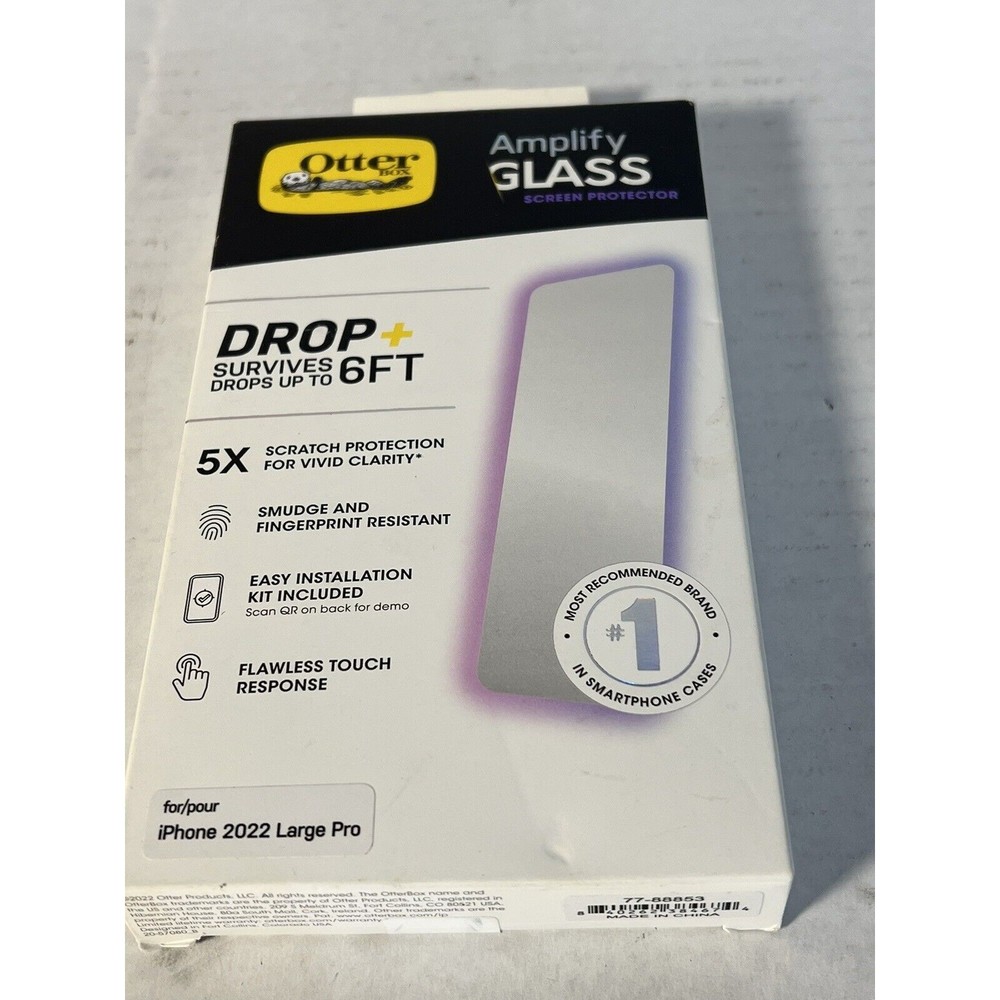 OtterBox Amplify Glass Screen Protector Apple iPhone 14 Pro